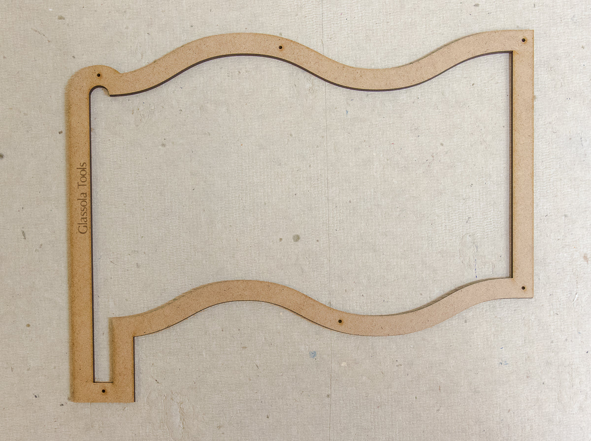 Glassola Tools Super Wavy Flag Layout Frame