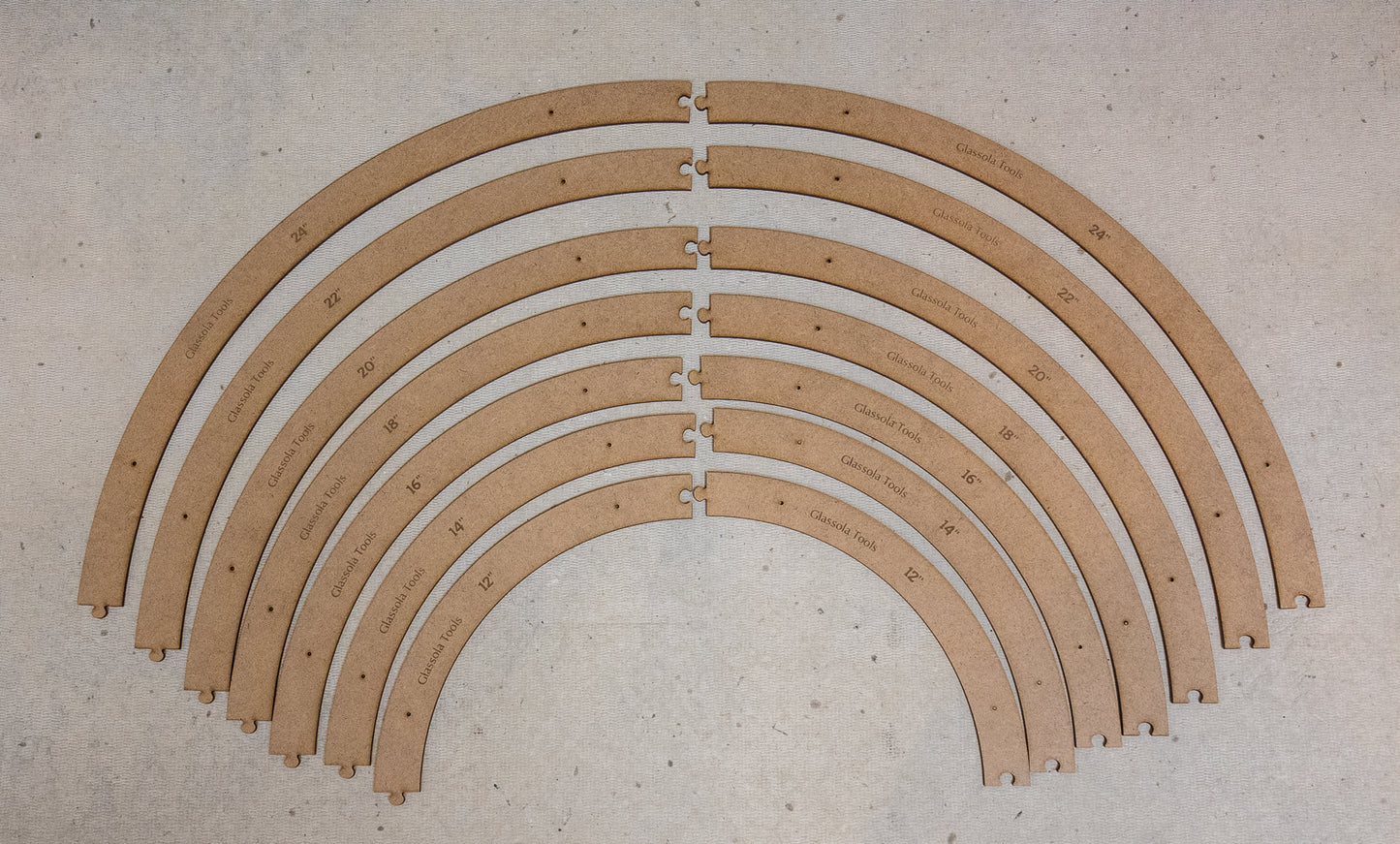 Glassola Tools Large Semicircle Layout Frame Set