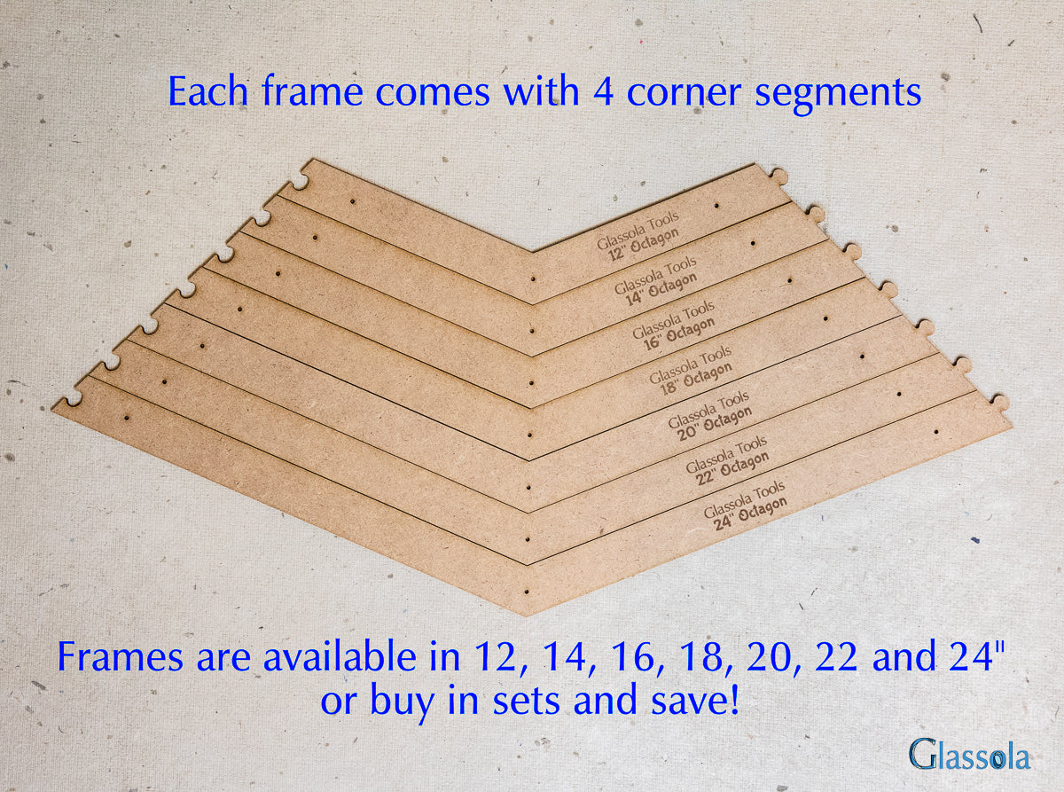 Glassola Tools Large Octagon Layout Frame Set