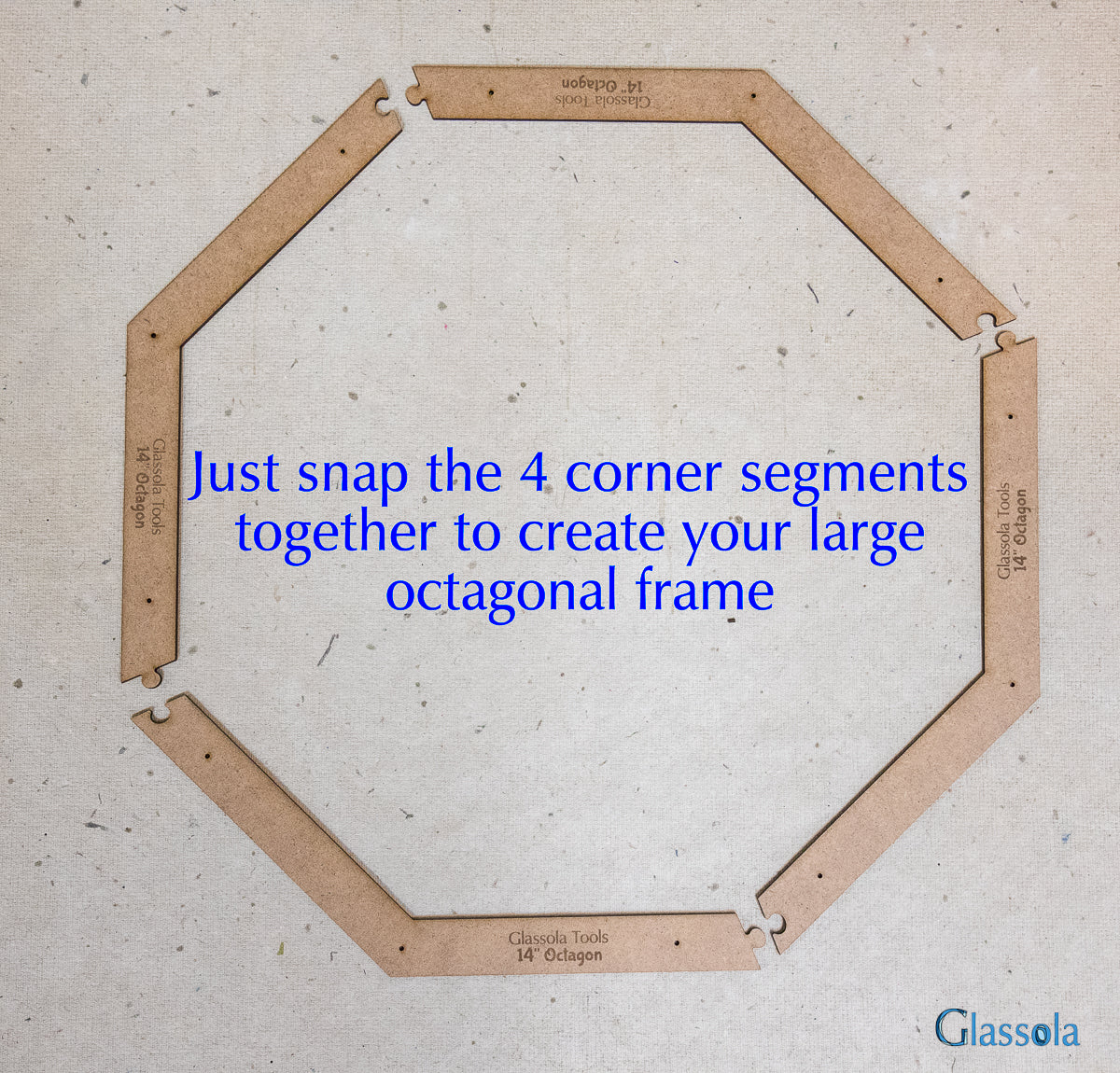 Glassola Tools Large Octagon Layout Frame