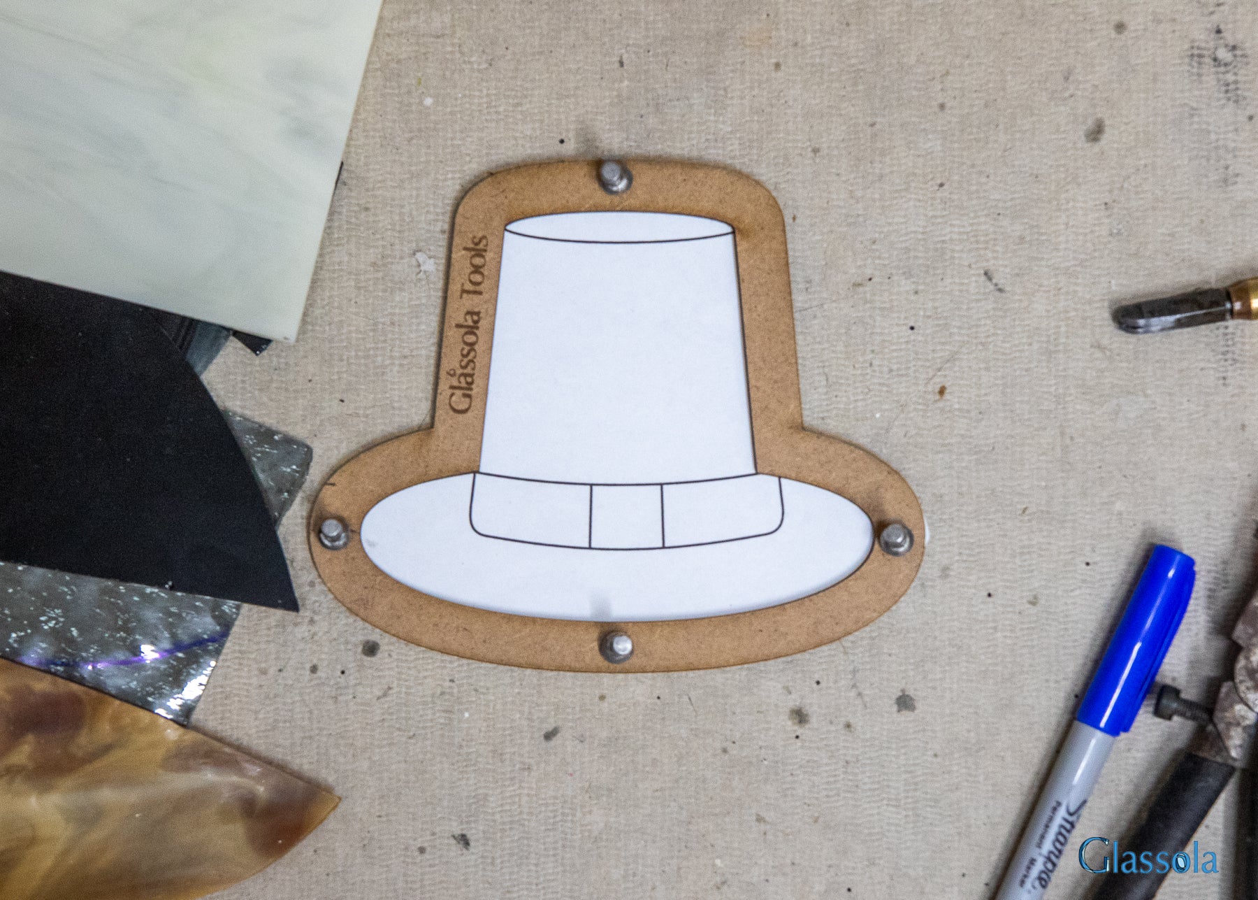 Glassola Tools Pilgrim Hat Layout Frame