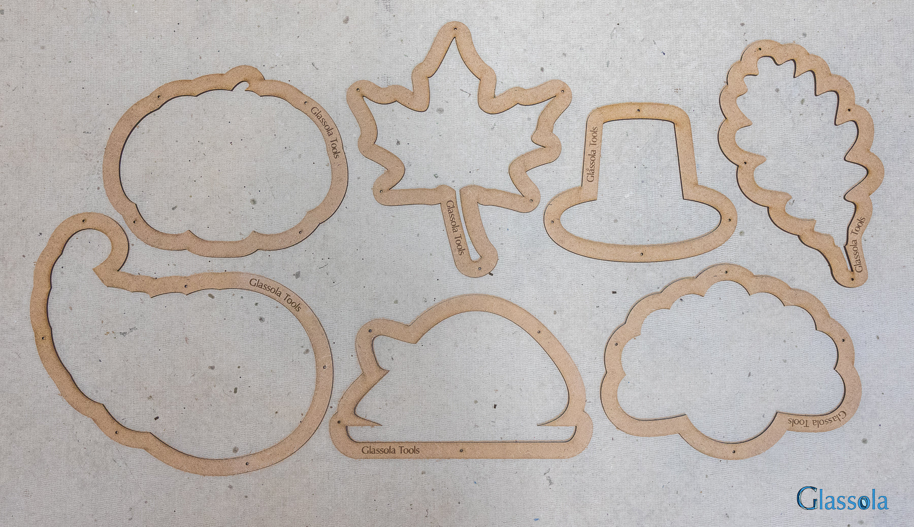 Glassola Tools Fall and Thanksgiving Layout Frames Set