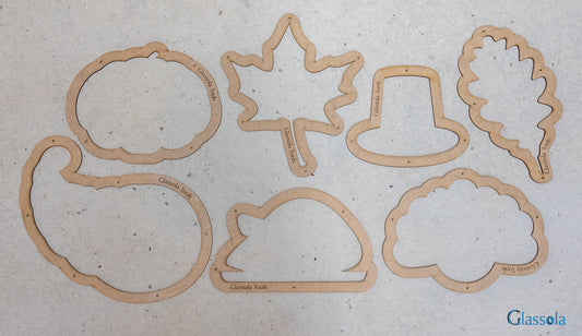 Glassola Tools Fall and Thanksgiving Layout Frames Set