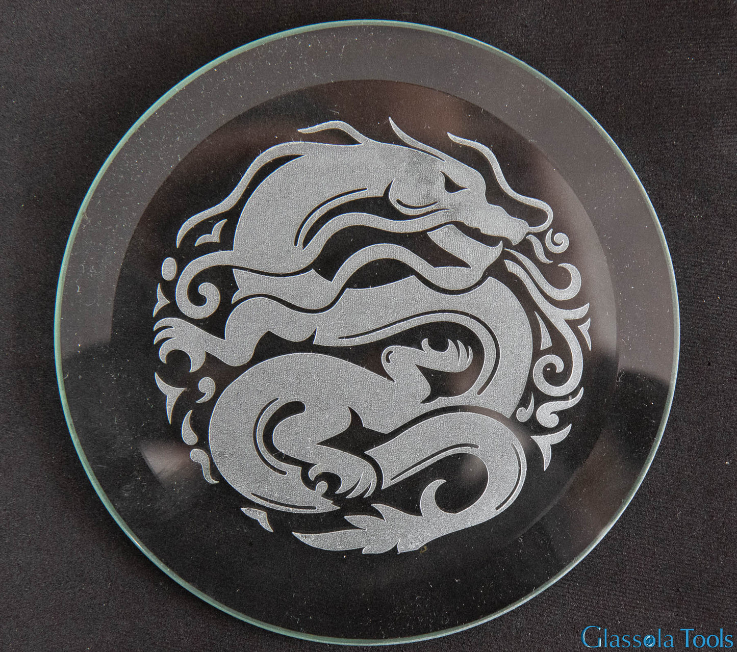 Engraved Bevel - Dragon