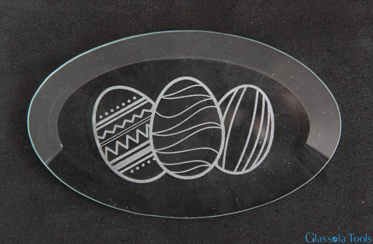 Engraved Bevel - Easter Eggs