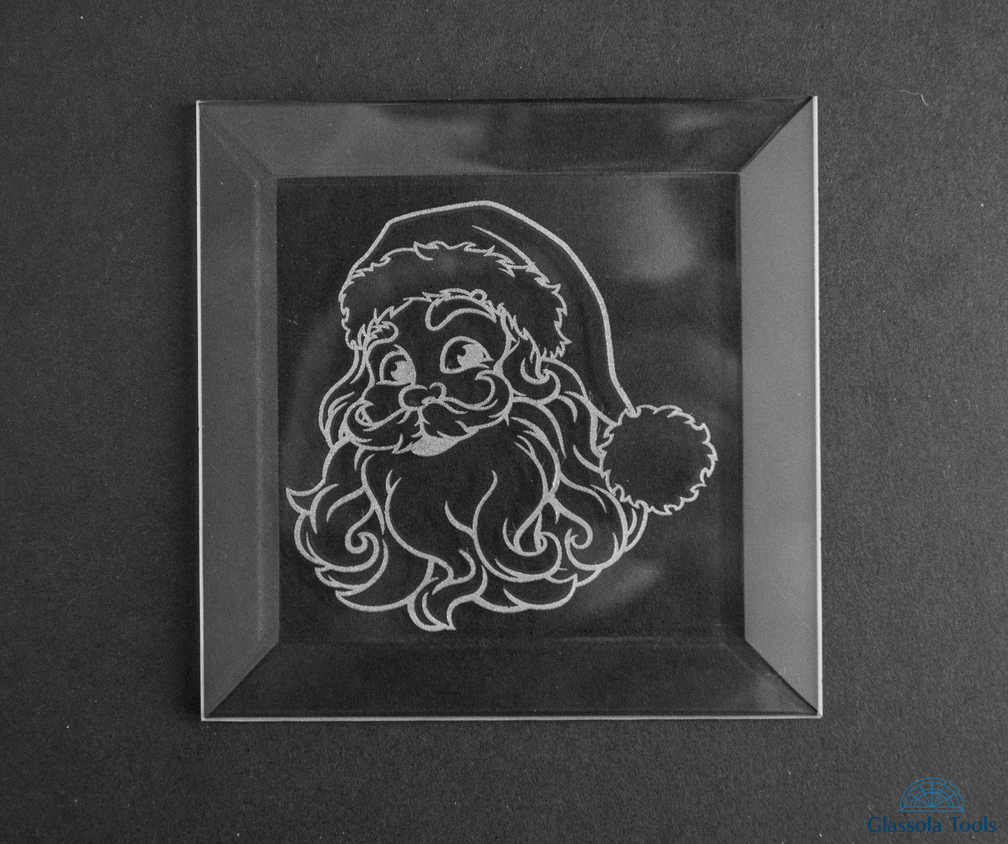 Engraved Bevel - Christmas - Santa