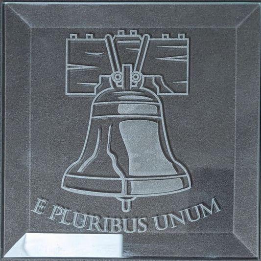 Engraved Bevel - Liberty Bell