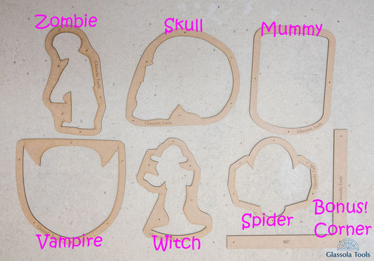 Monster Halloween Layout Frames