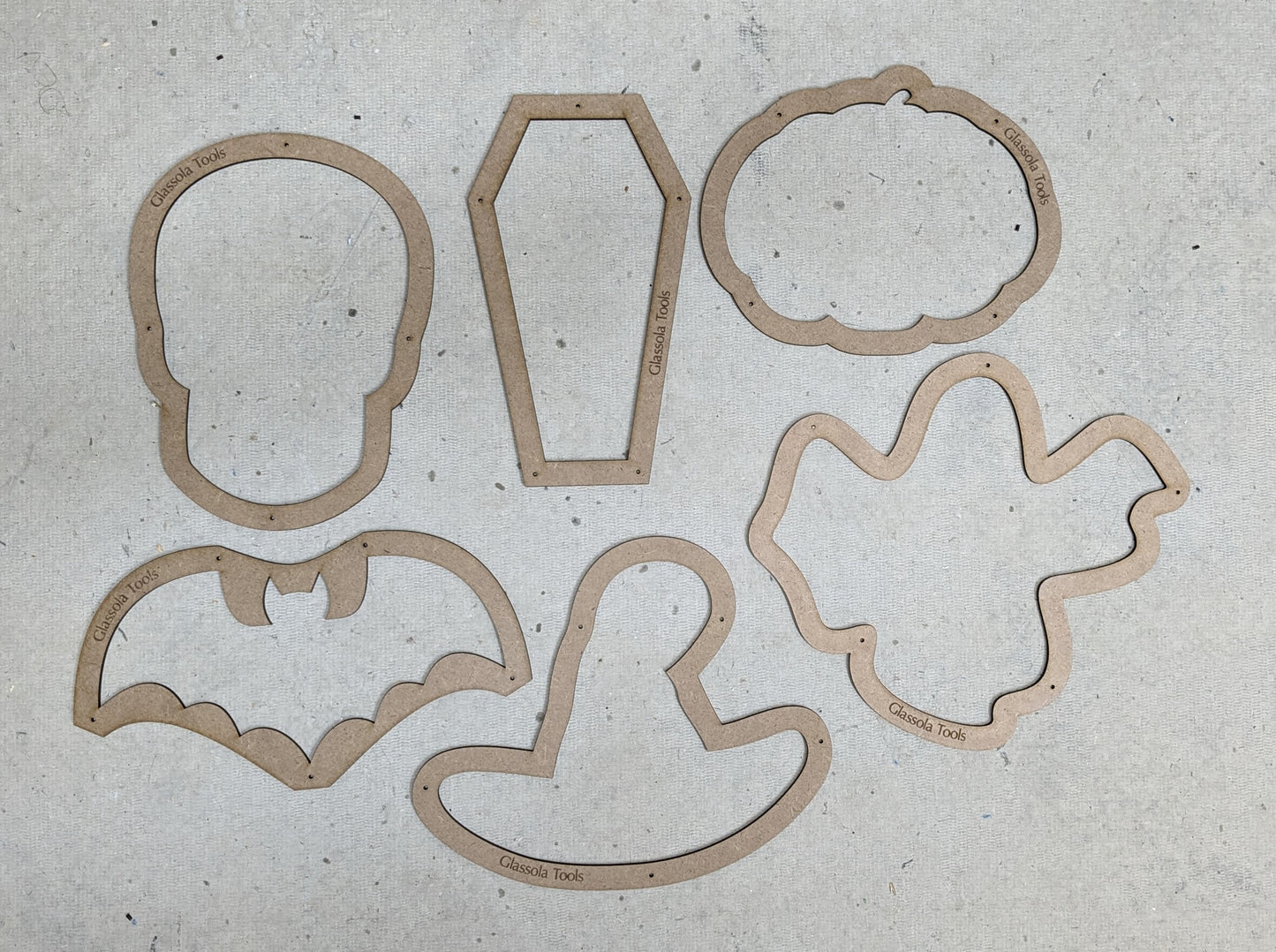 Glassola Tools Halloween Layout Frame Complete Set