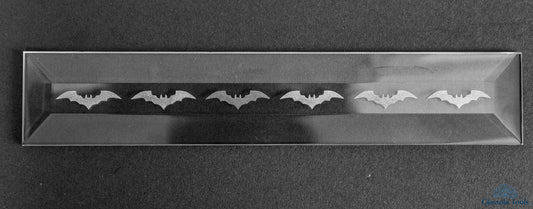 Engraved Bevel - Halloween Bats Border
