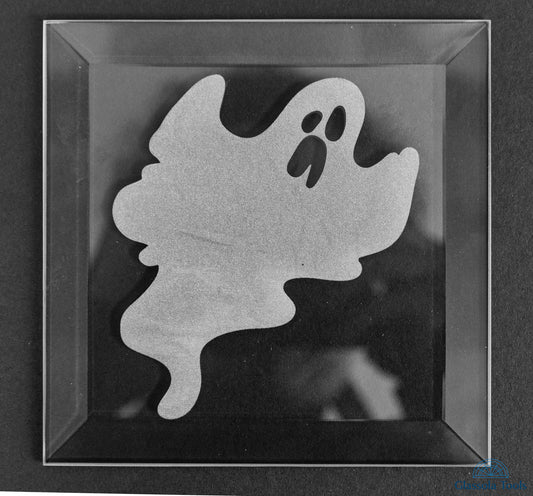 Engraved Bevel - Halloween Ghost