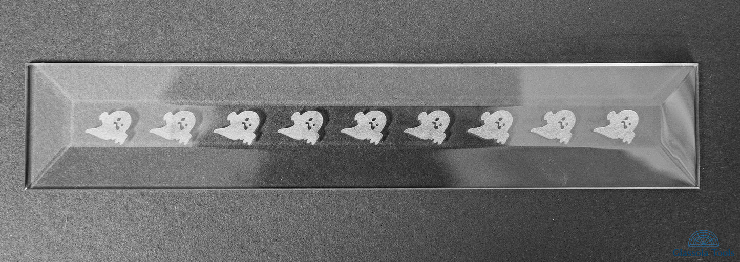 Engraved Bevel - Halloween Ghost Border Bevels