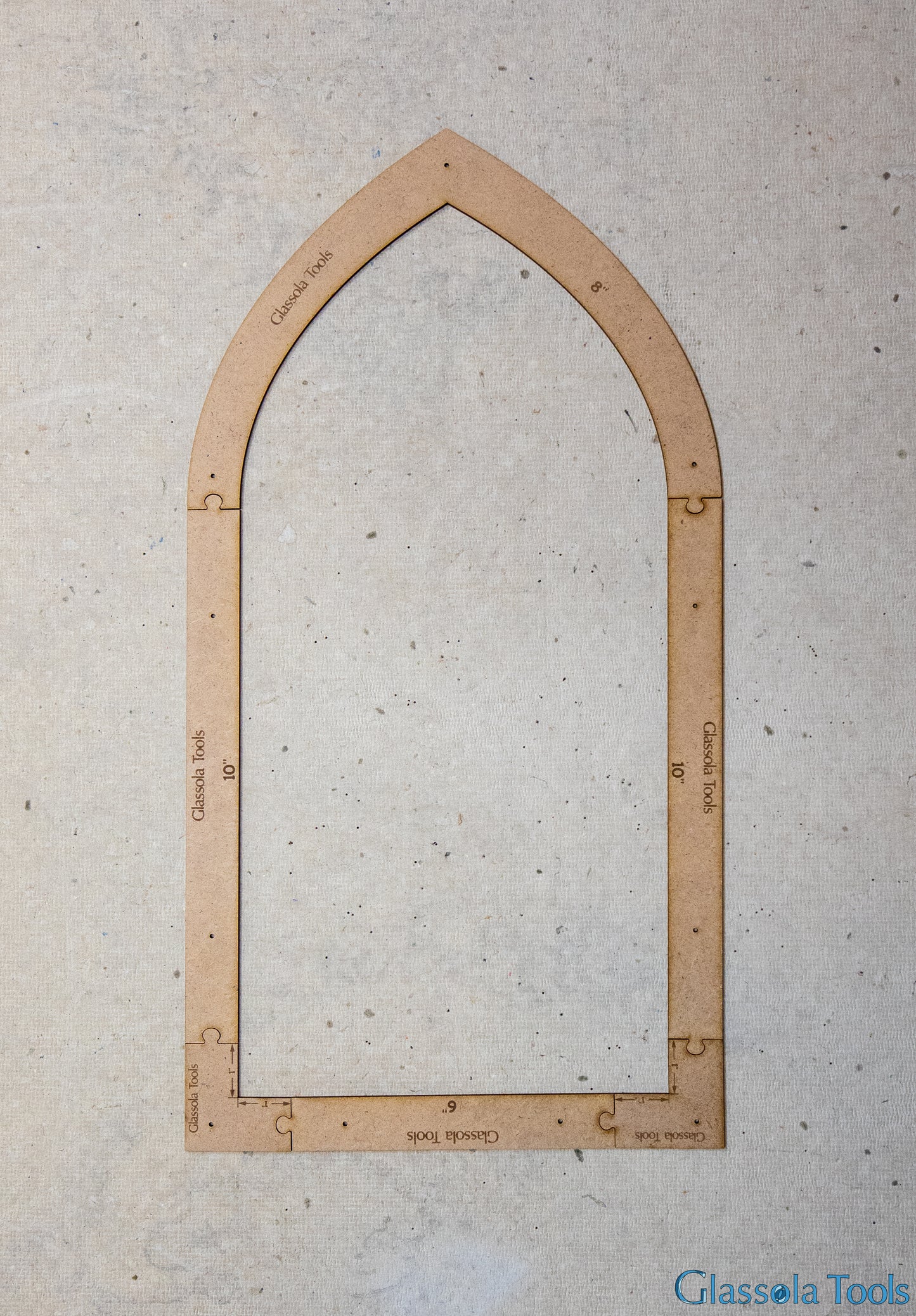 Modular Pointed Arch Window Assembled