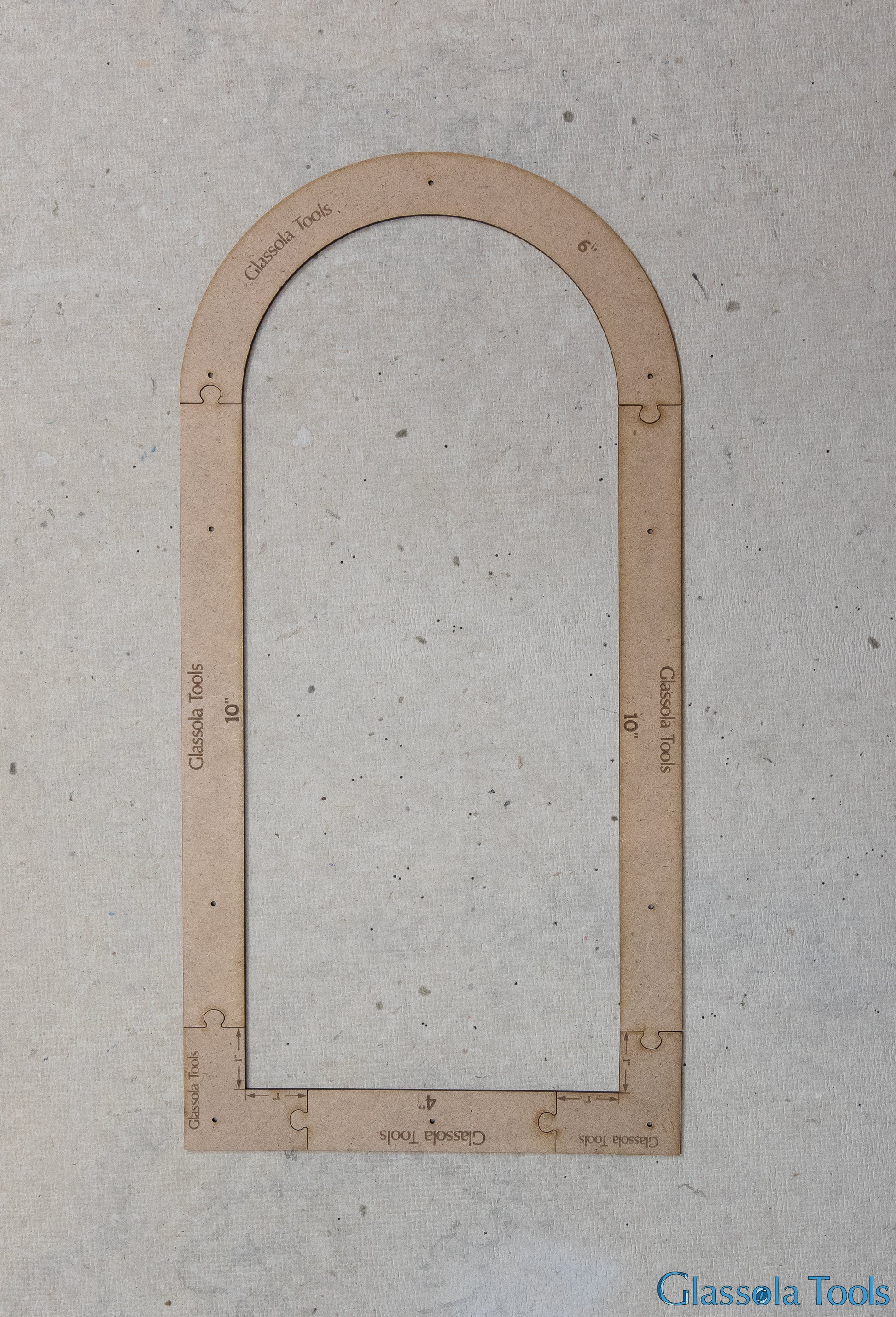Modular Rounded Arch Window Assembled