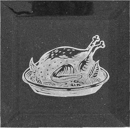 Roasted Turkey Engraved Bevel