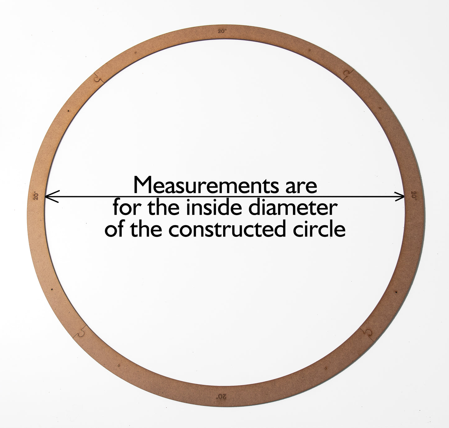 Glassola Tools Large Circle Layout Frame, with Measurements