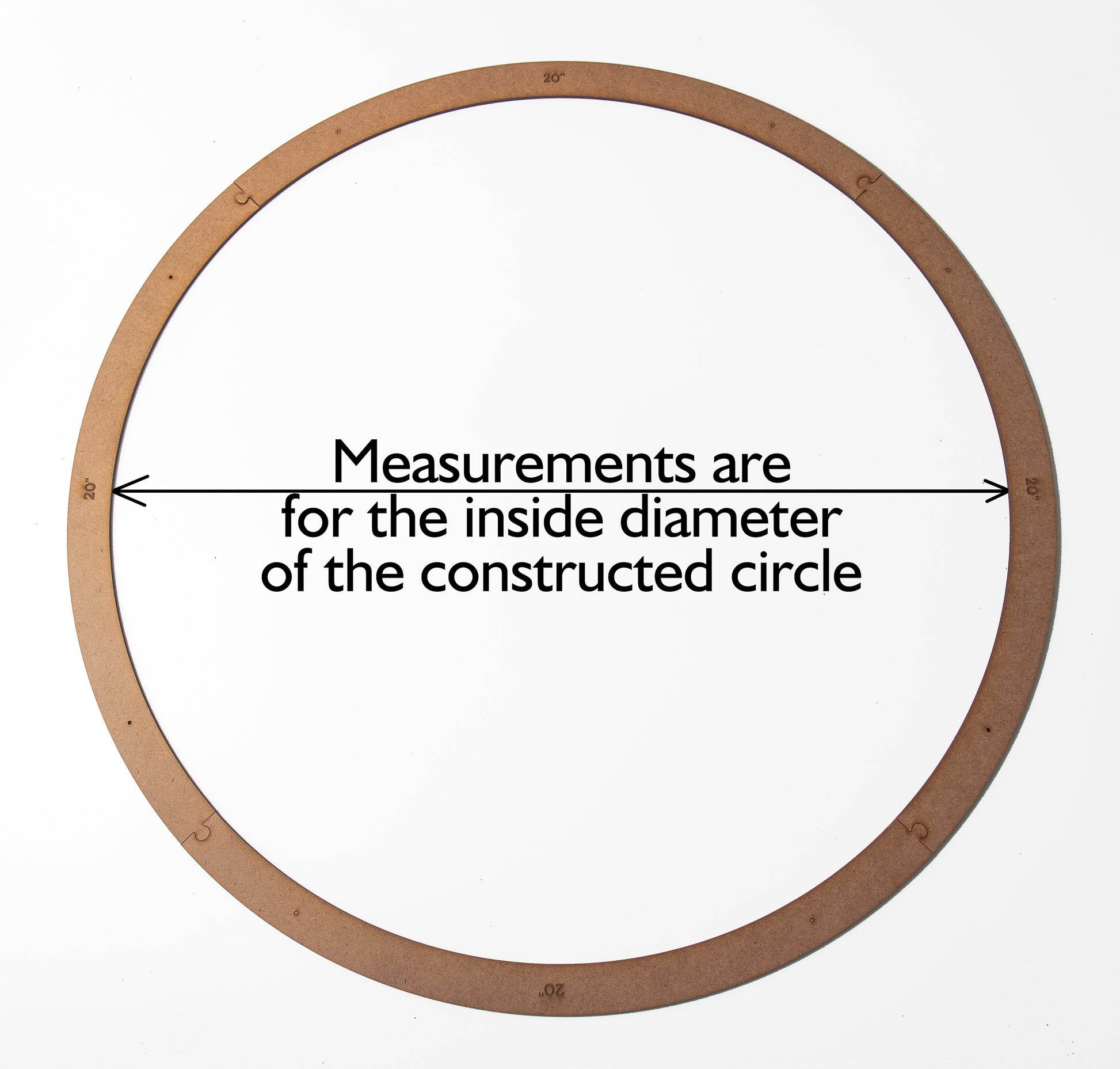 Glassola Tools Large Circle Layout Frame, with Measurements