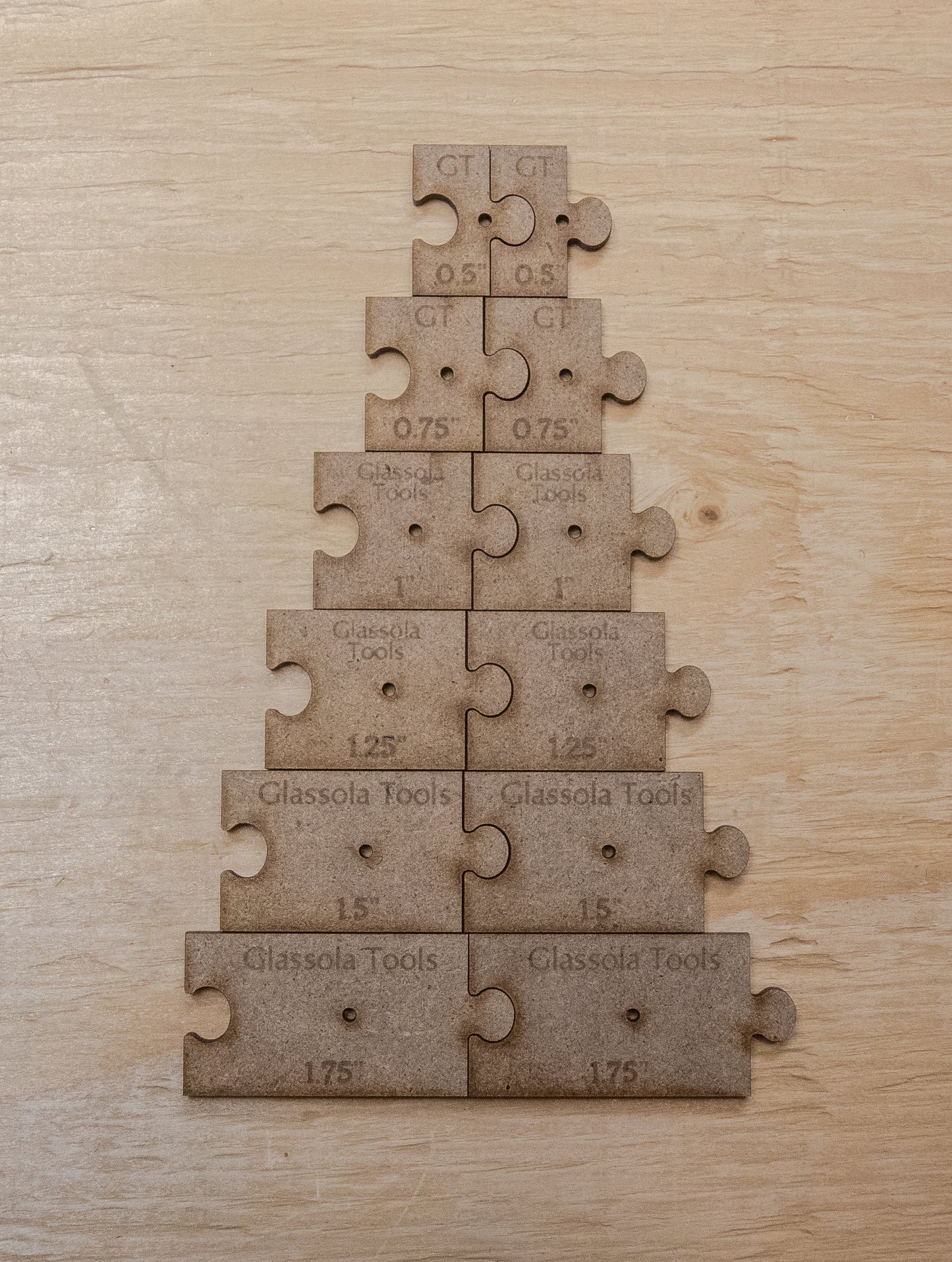 Glassola Tools Fractional Spacers Set