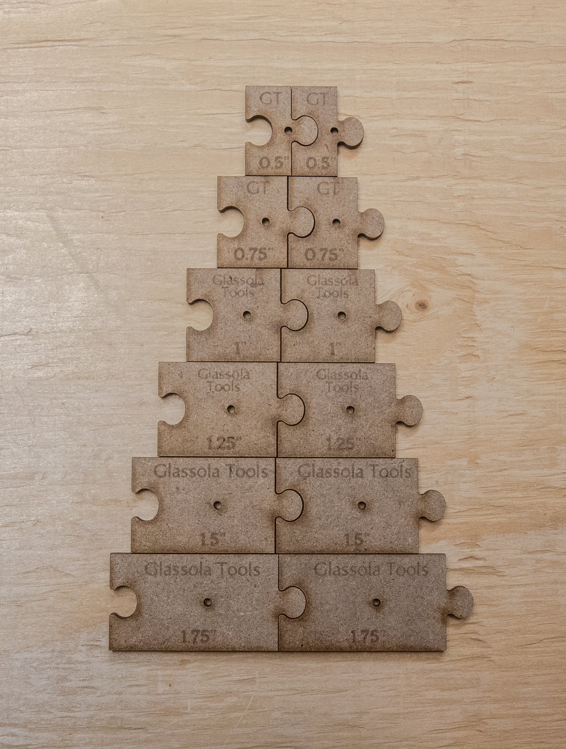 Glassola Tools Fractional Spacers Set