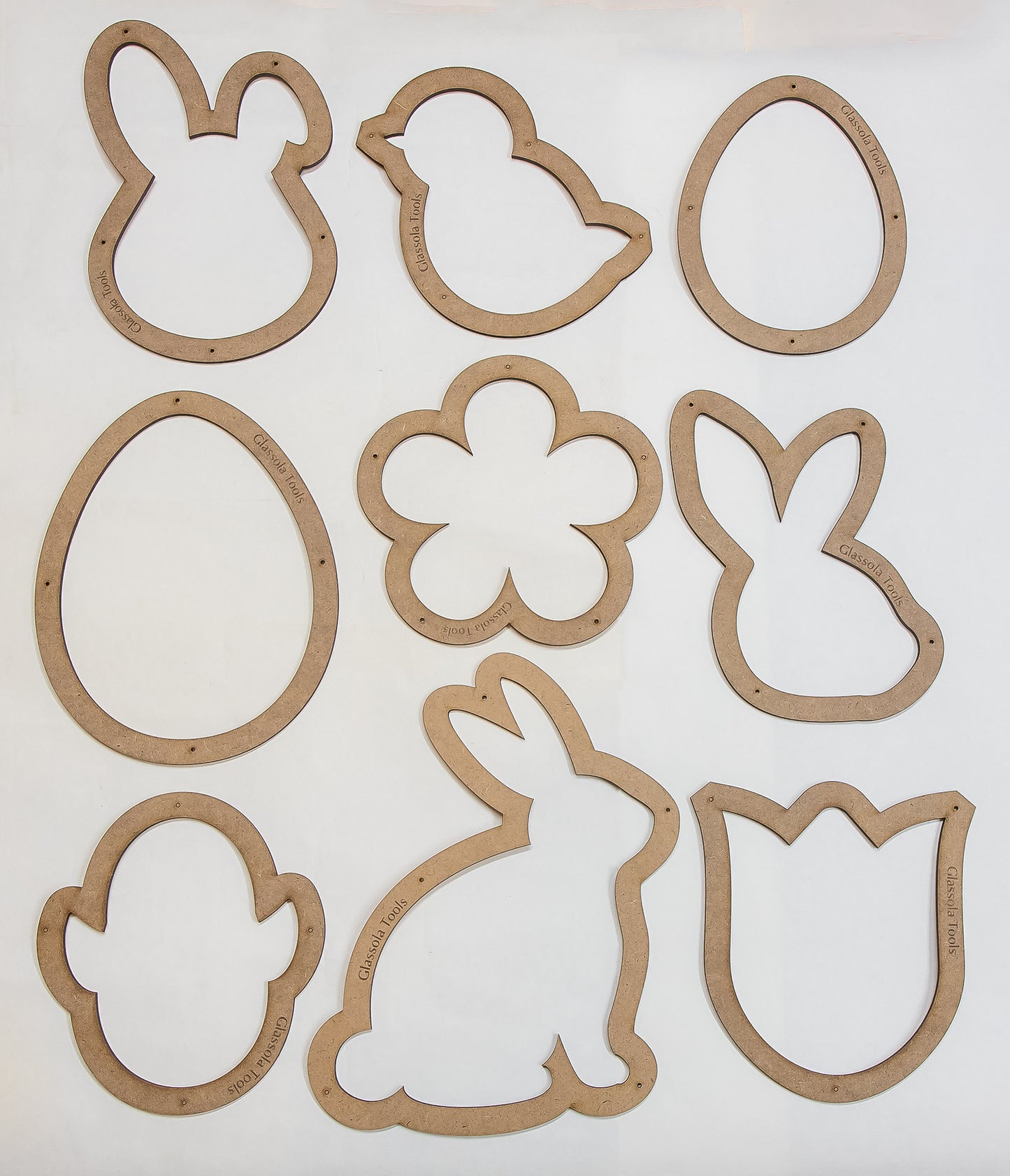 Glassola Tools Easter Layout Frames Set