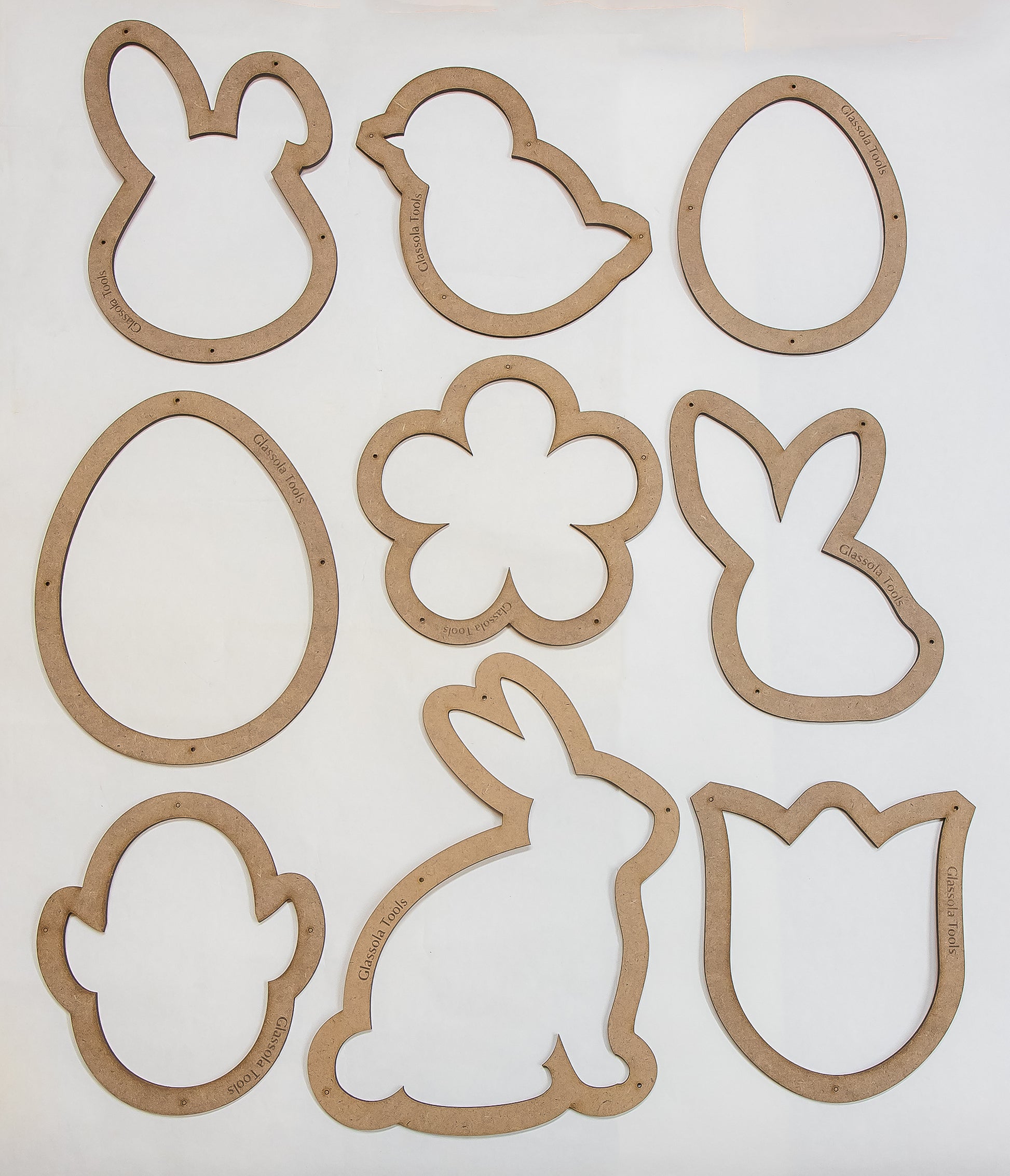 Glassola Tools Easter Layout Frames Set