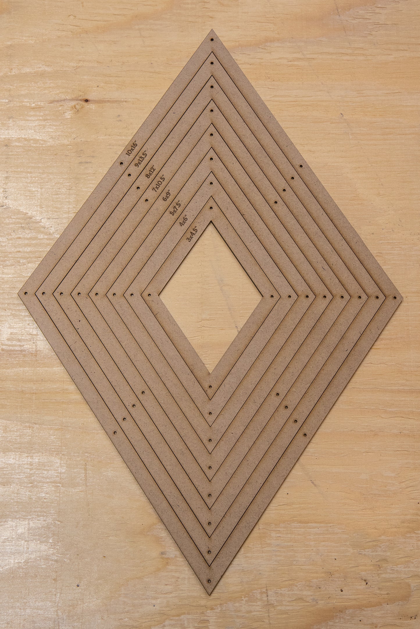 Glassola Tools Diamond Layout Frame Set