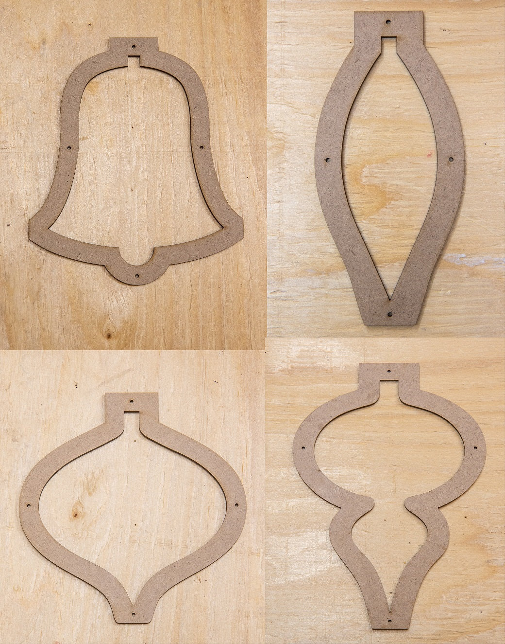 Glassola Tools Christmas Ornament Layout Frames, Collection A