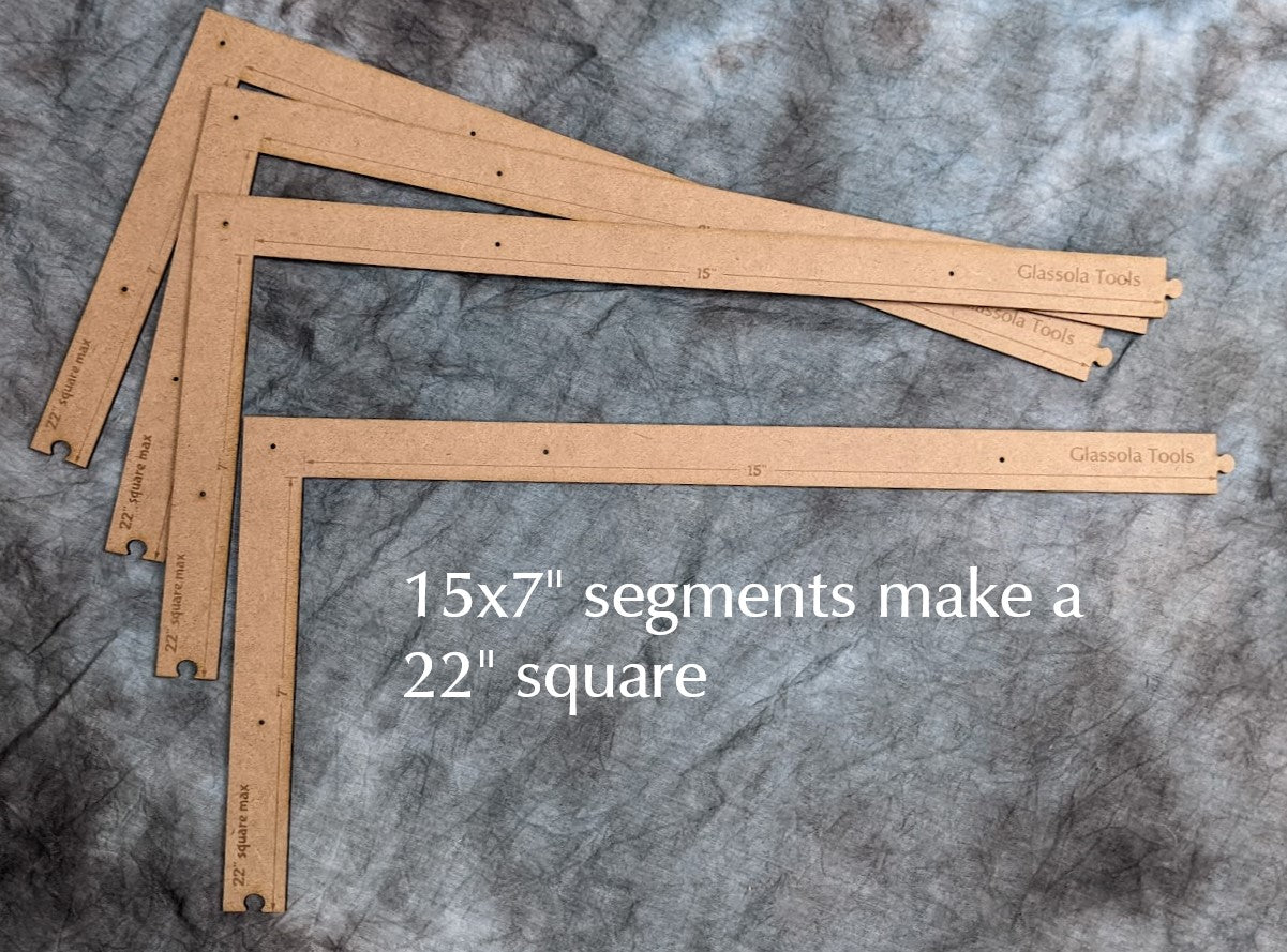 Glassola Tools Large Circle Layout Frame - Large Segments