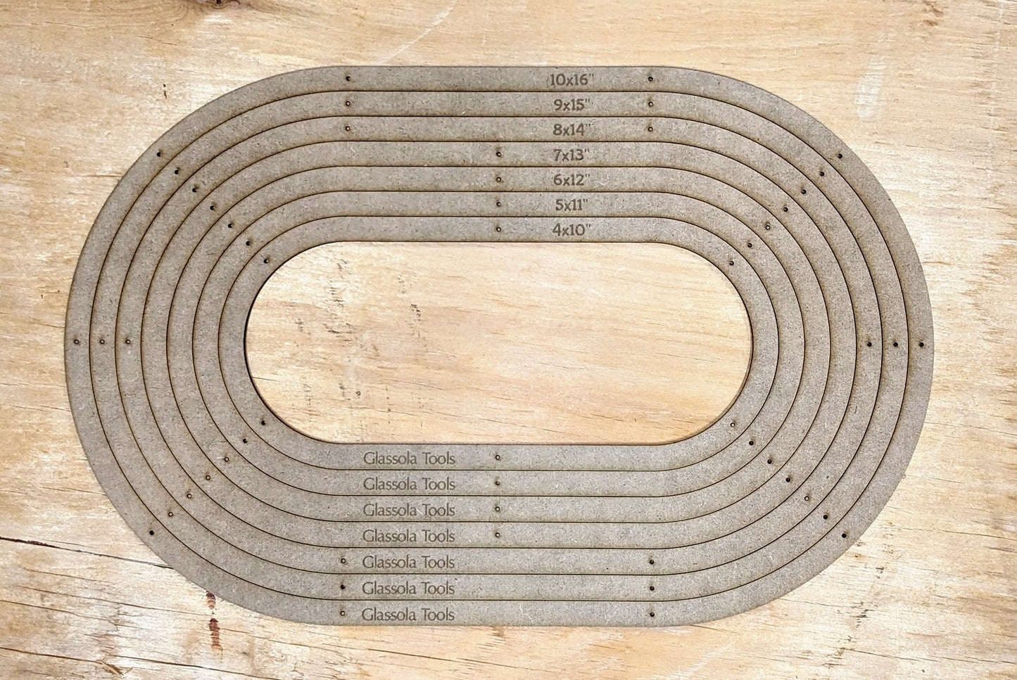 Glassola Tools Oblong Layout Frames Set