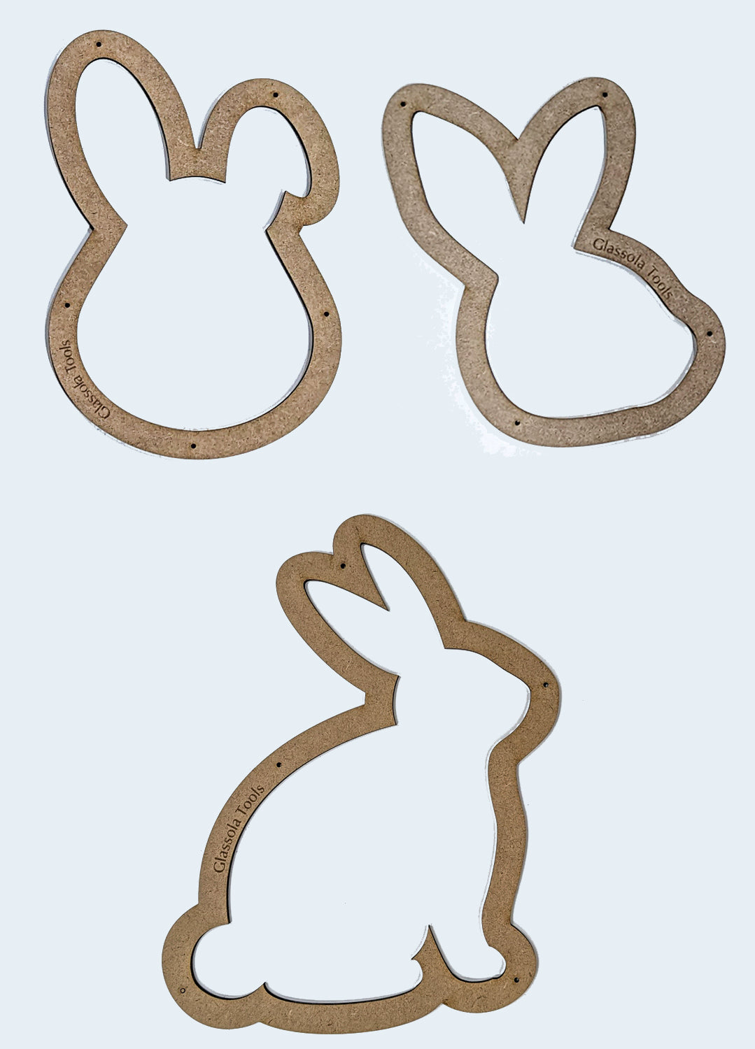 Glassola Tools Easter Layout Frames Three Easter Bunny Frames