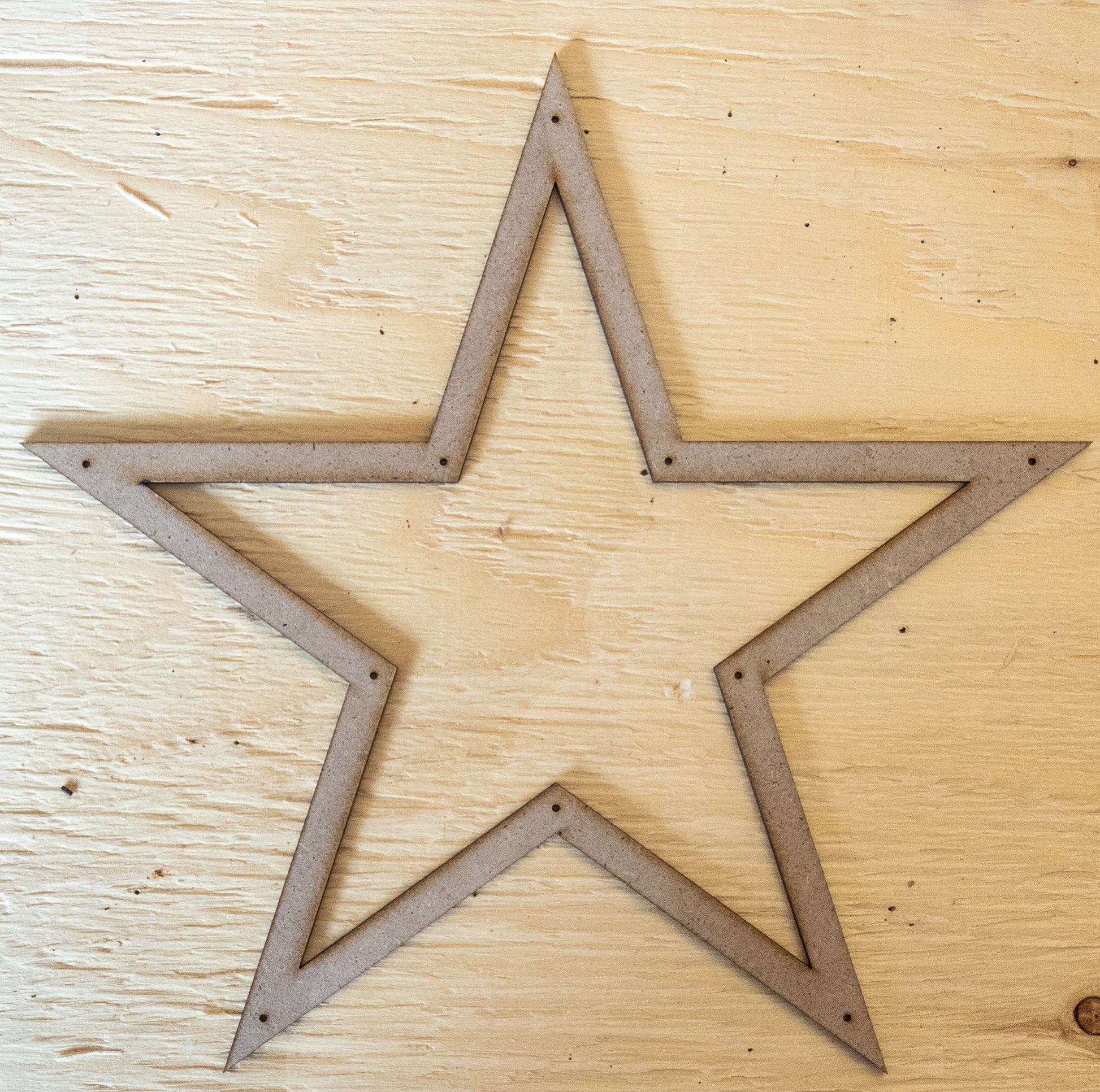 Star-shaped Stained Glass Layout Frames