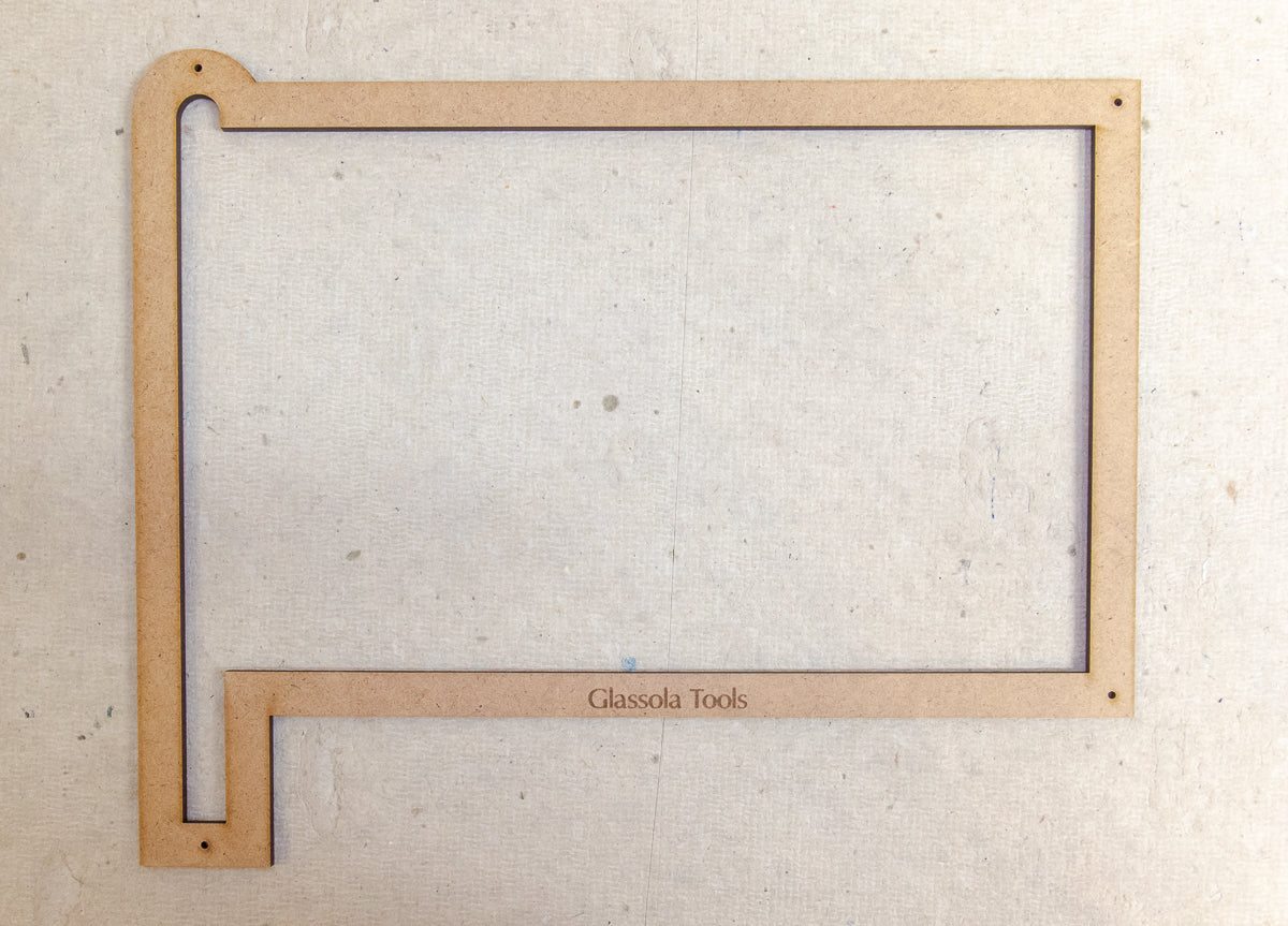 Glassola Tools Straight Sided Flag Layout Frame