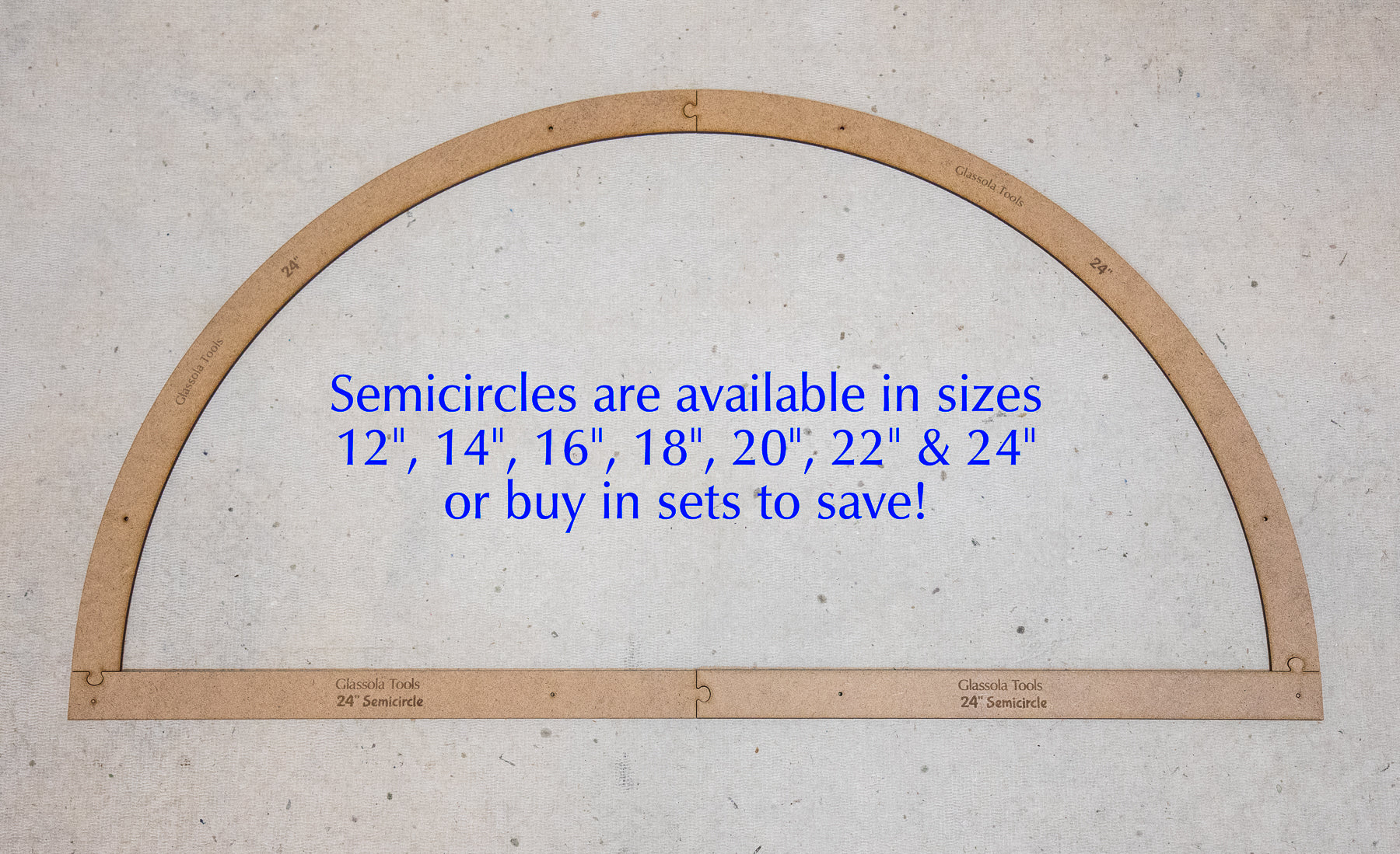 Glassola Tools Large Semicircle Layout Frame