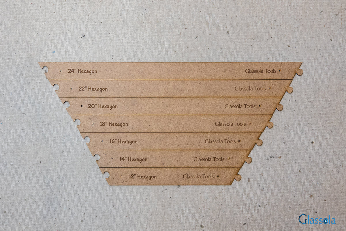 Glassola Tools Large Hexagon Layout Frame Set