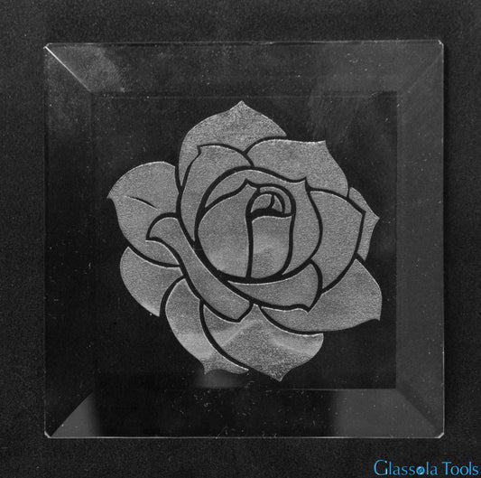 Engraved Bevel - Rose
