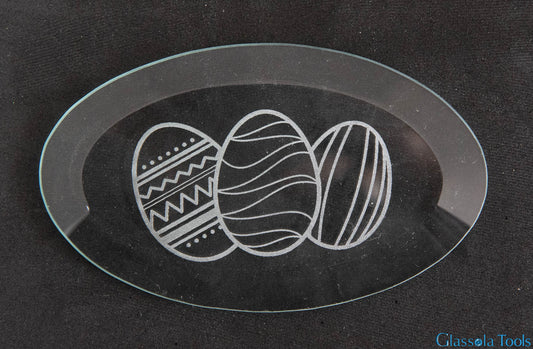 Engraved Bevel - Easter Eggs