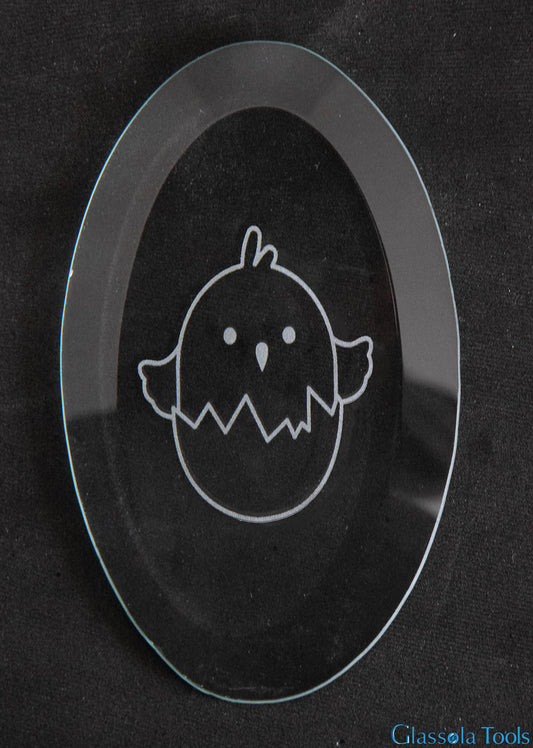 Engraved Bevel - Easter Chick