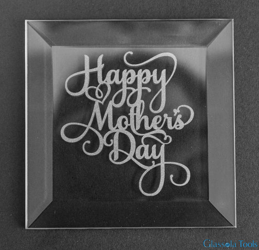 Engraved Bevel - Happy Mother's Day