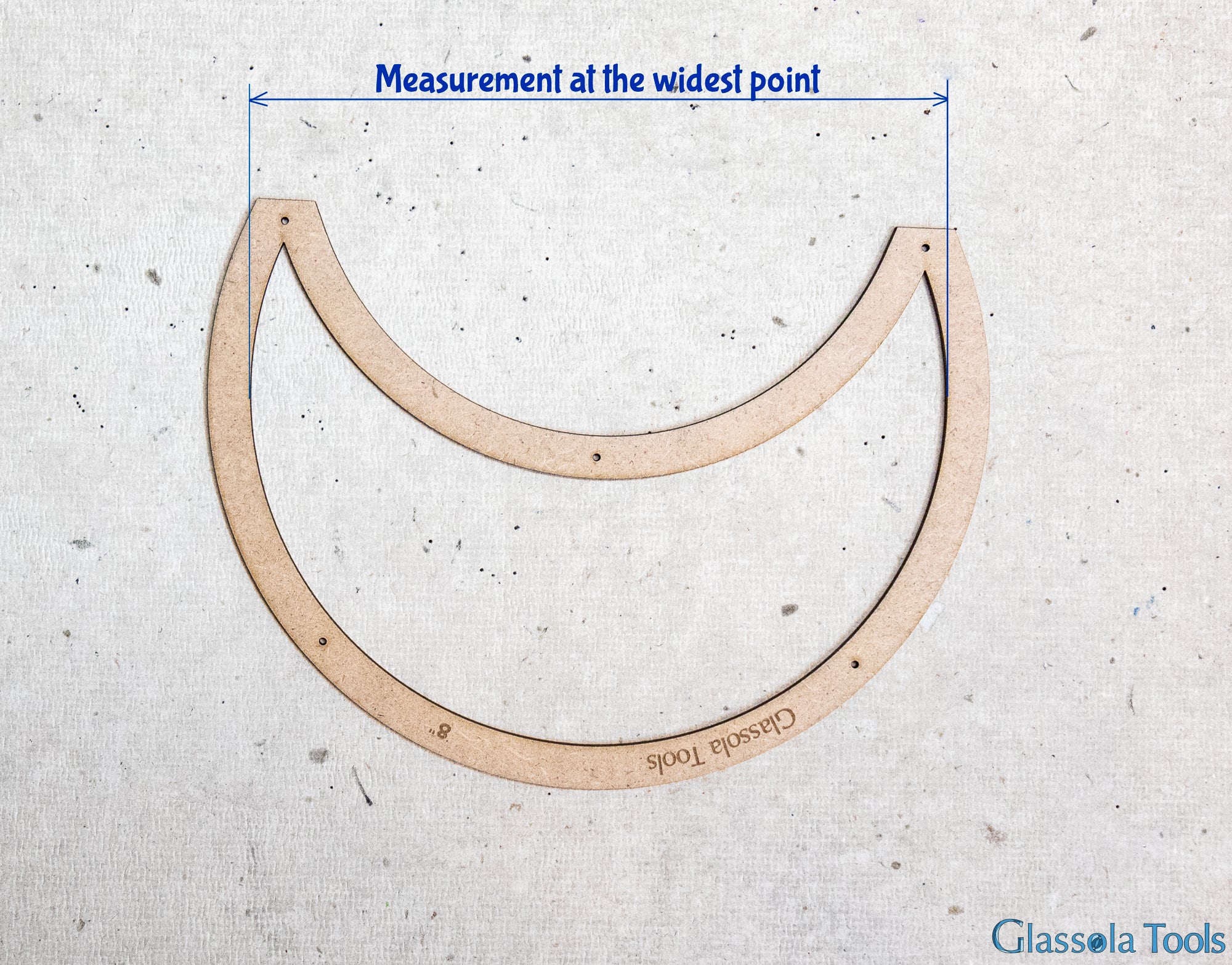 Crescent Roundslayout Crescent Stained Glass Layout Frames | Glassola Tools
