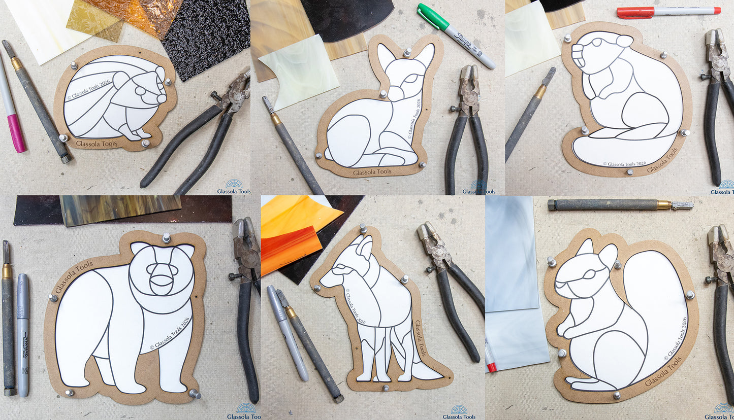 Forest Friends Layout Frames