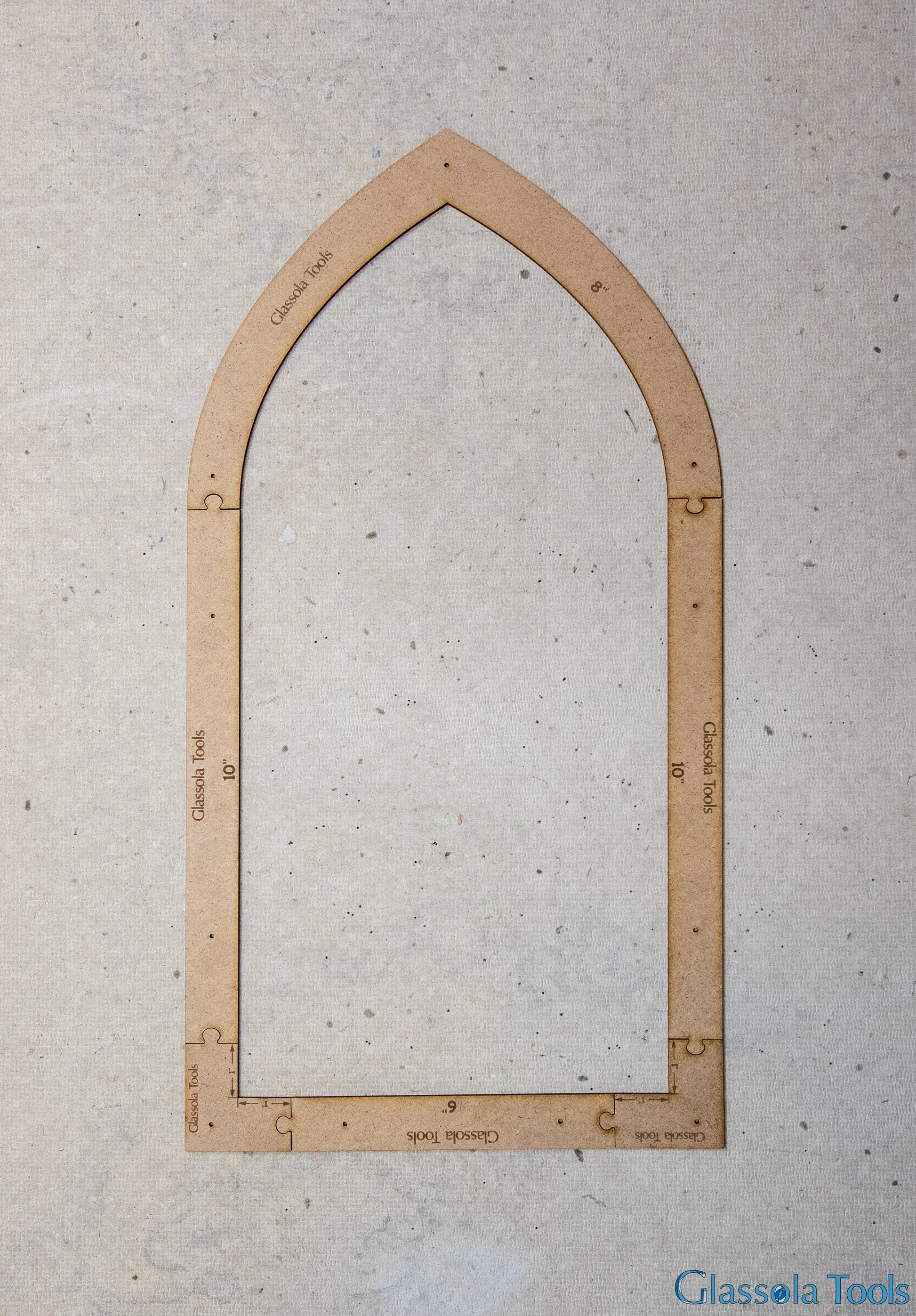 Modular Pointed Arch Window Assembled