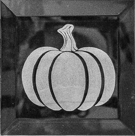 Pumpkin Engraved Bevel