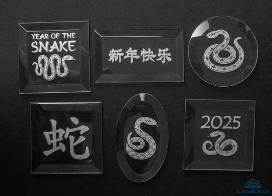 Chinese New Year Bevels - Year of the Snake