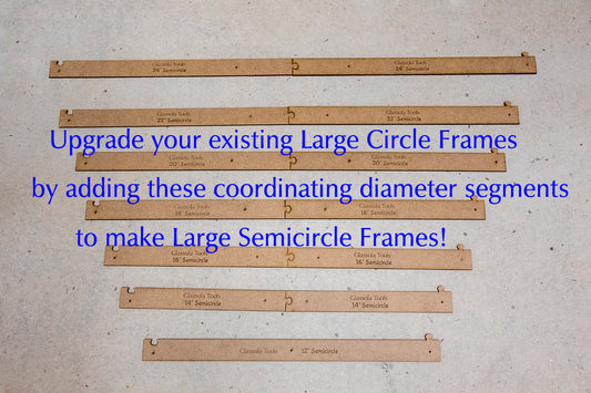 Glassola Tools Large Semicircle Diameters Set