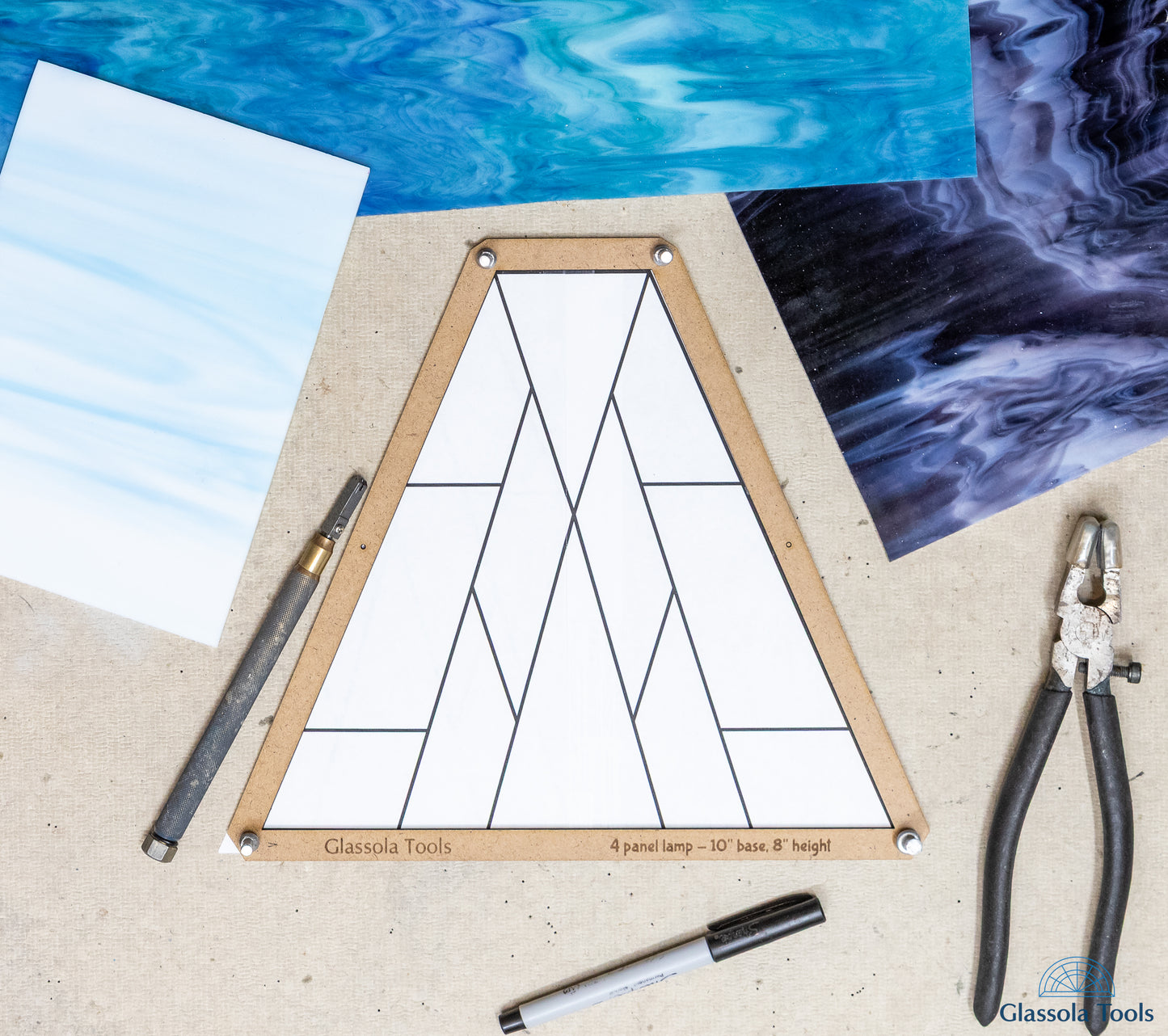 Lampshade Layout Frames - 8 panel