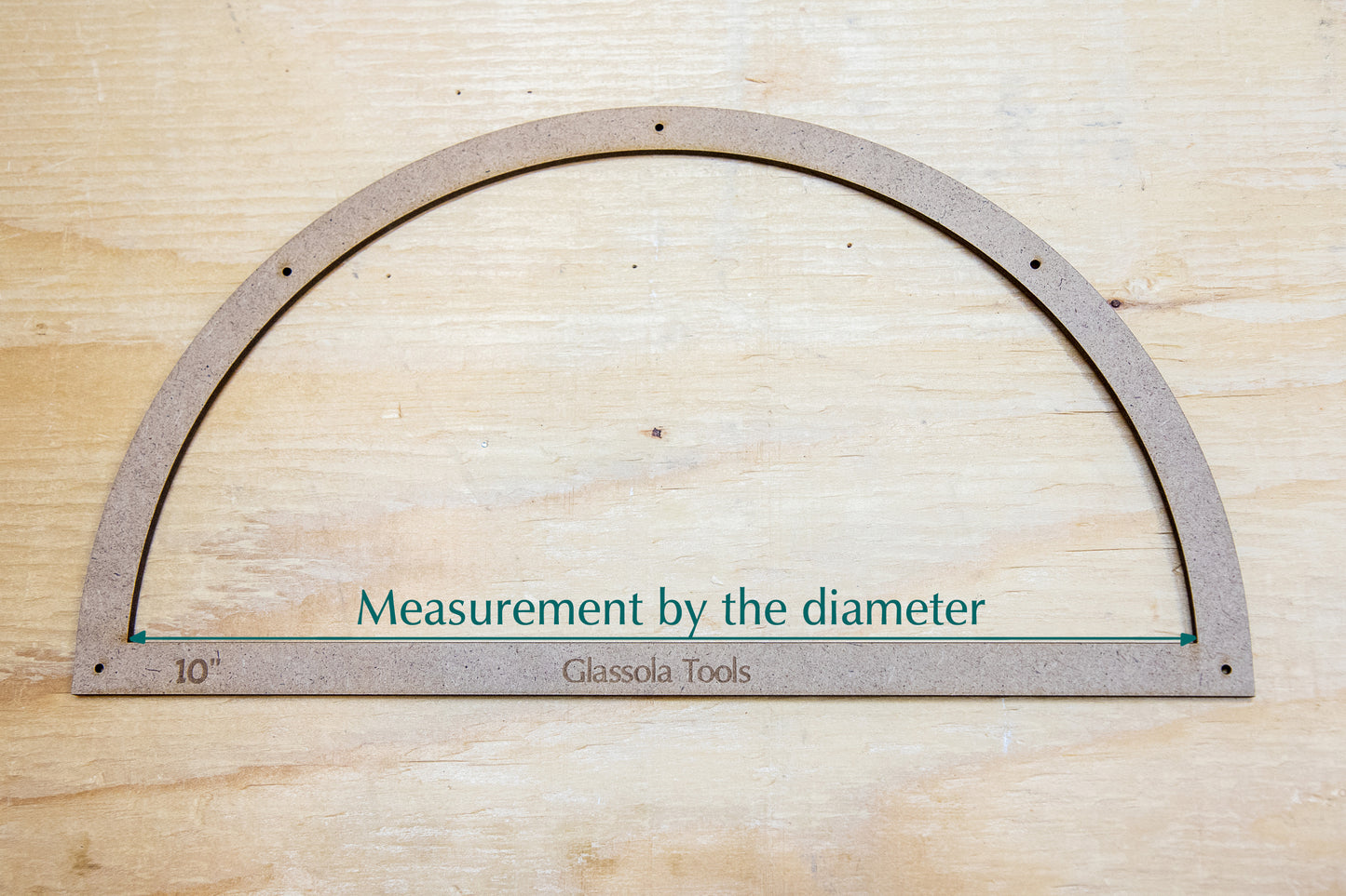 Glassola Tools Semicircle Layout Frame, with Measurements